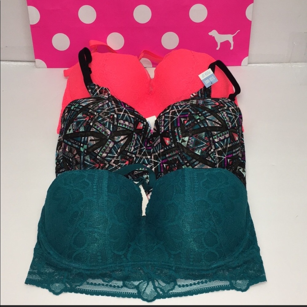 3 SMALL D-DD VICTORIA’S SECRET BRAS